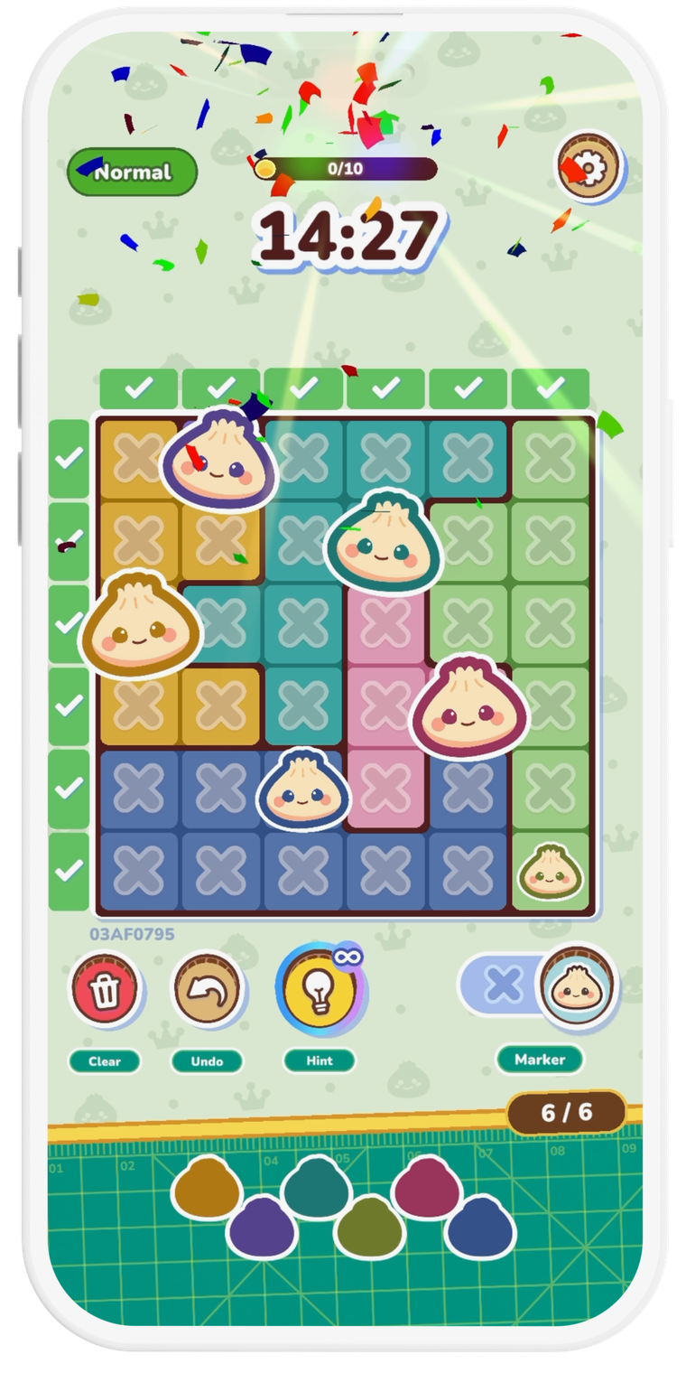 Dim Sum Queens gameplay on a phone